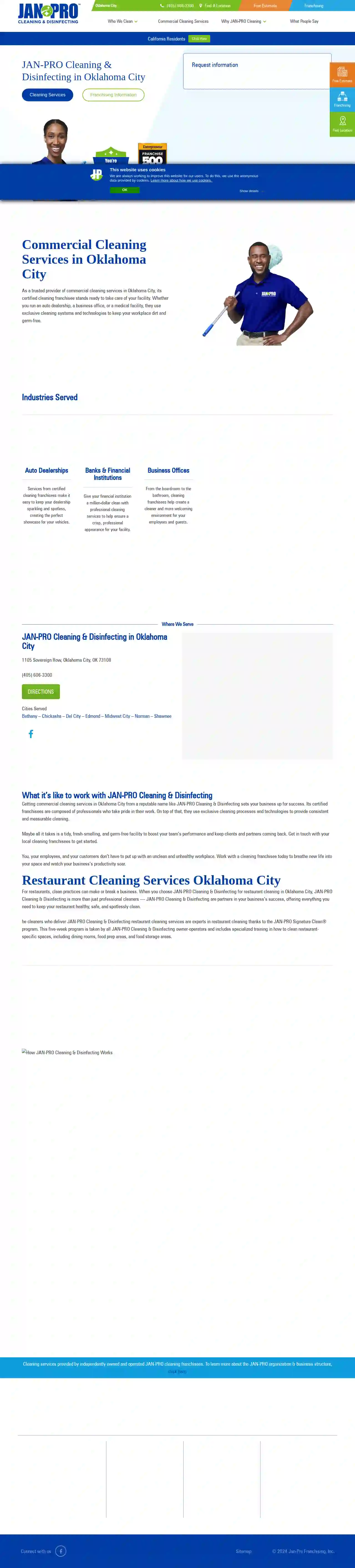 JAN-PRO Cleaning & Disinfecting in Oklahoma