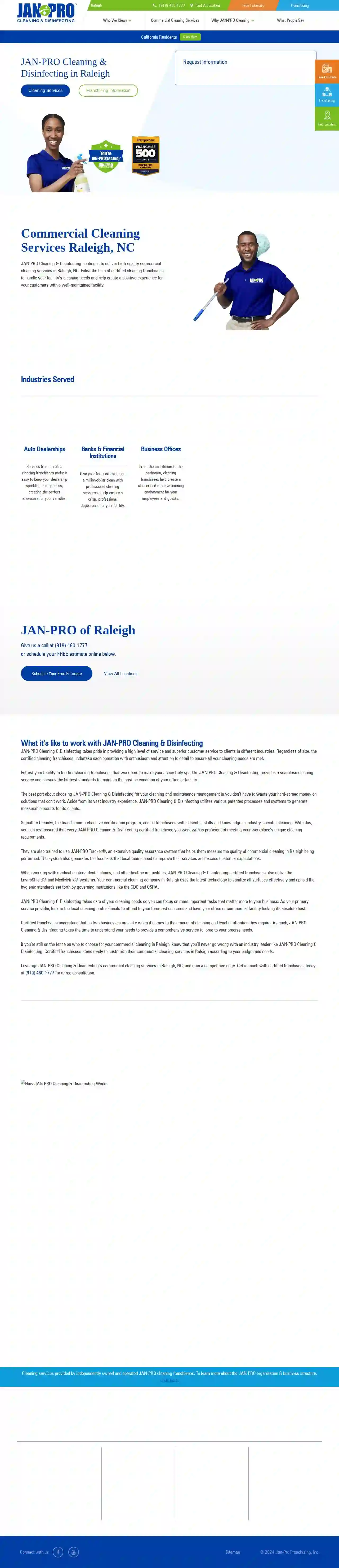 JAN-PRO Cleaning & Disinfecting in Raleigh