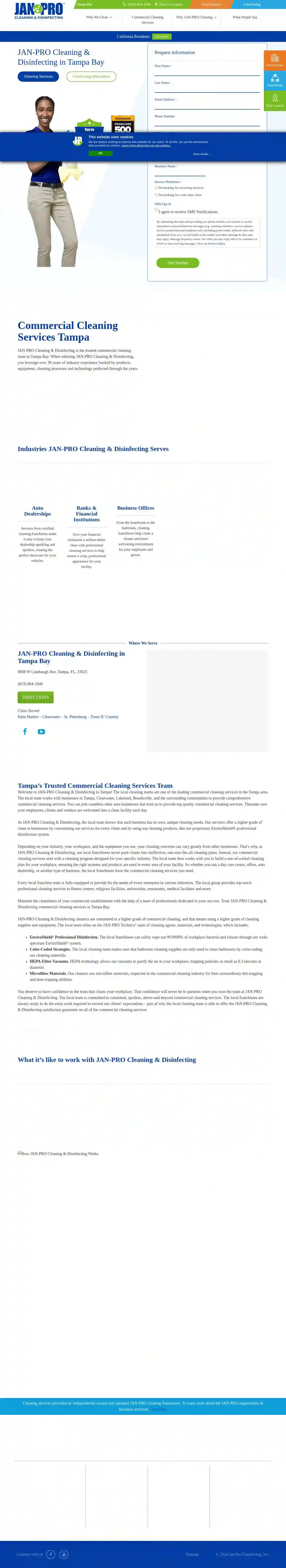 JAN-PRO Cleaning & Disinfecting in Tampa Bay