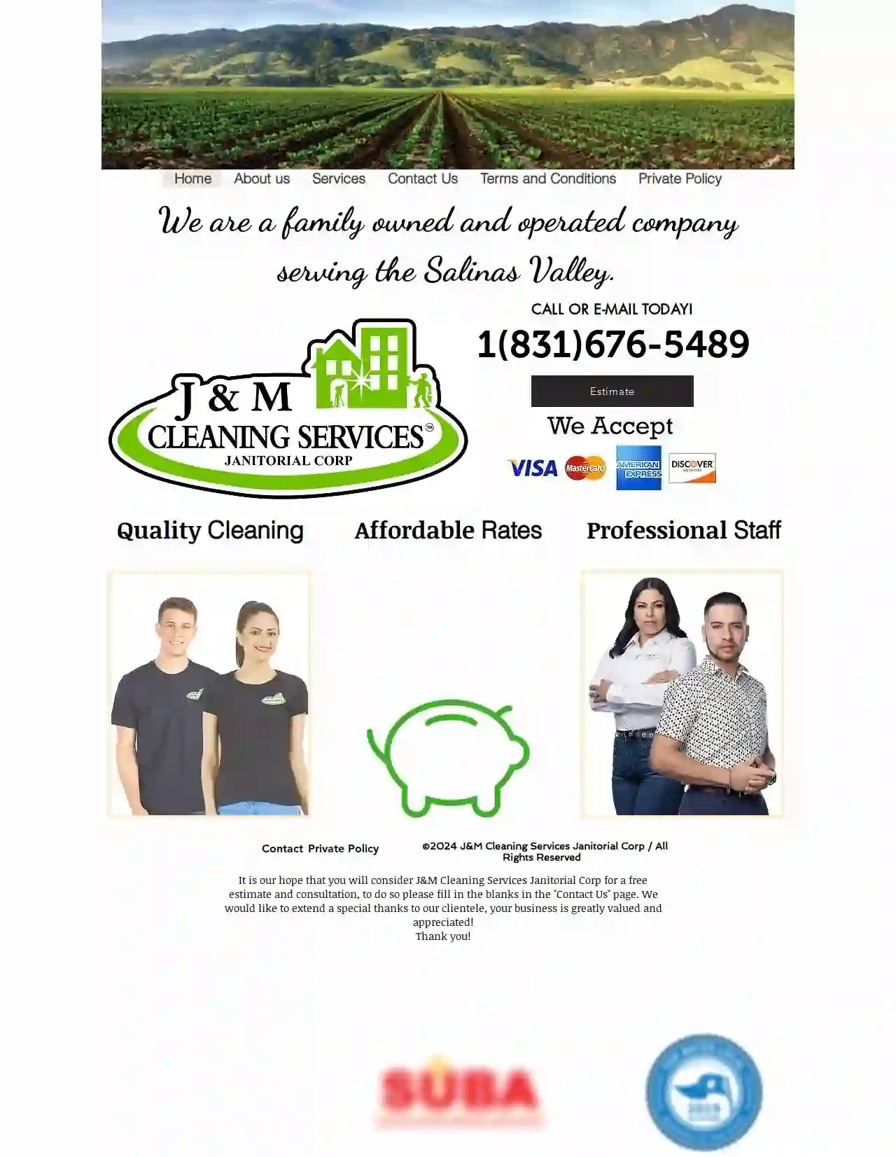 J&M CLEANING SERVICES JANITORIAL CORP