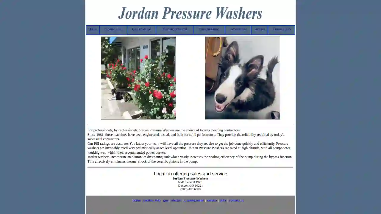 Jordan High Pressure Washer