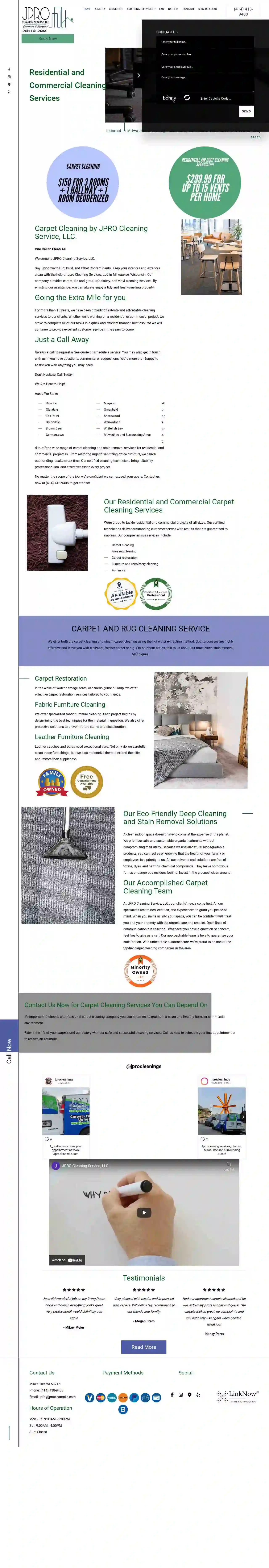 JPRO Cleaning Service, LLC.