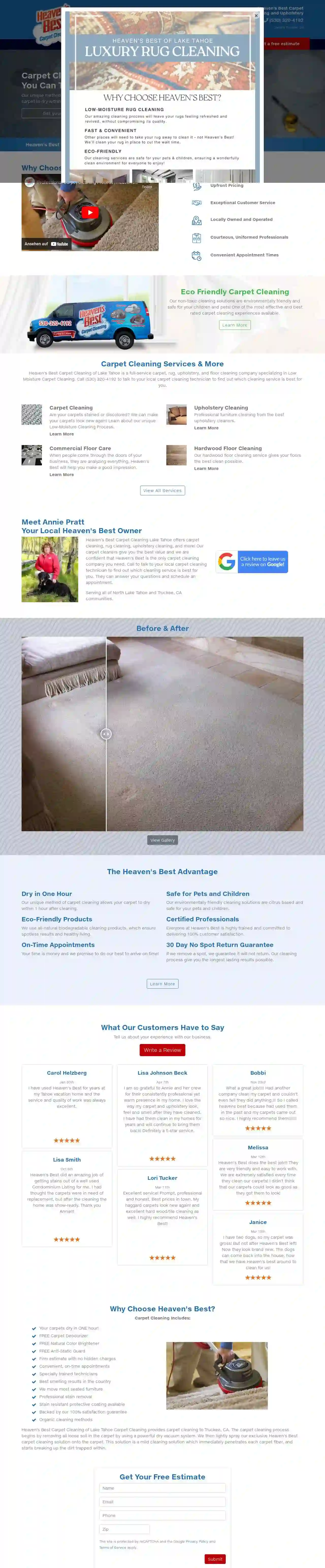 Heaven's Best Carpet Cleaning of Lake Tahoe