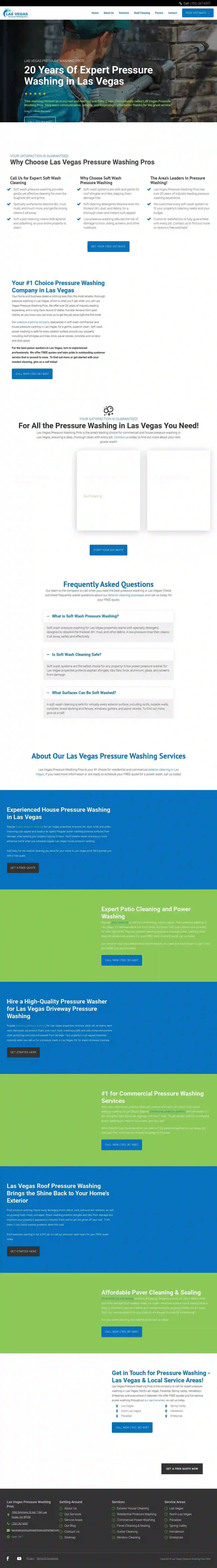 Las Vegas Pressure Washing Pros