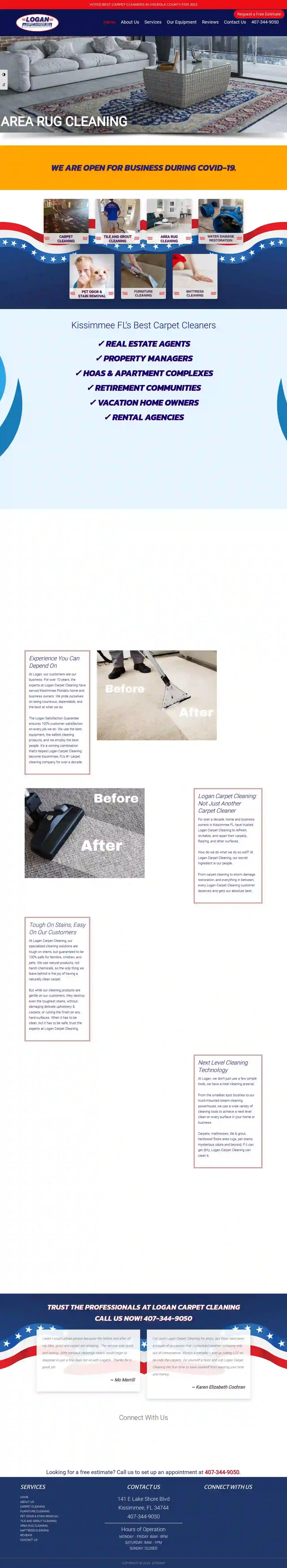 Logan Carpet Cleaning • Kissimmee FL