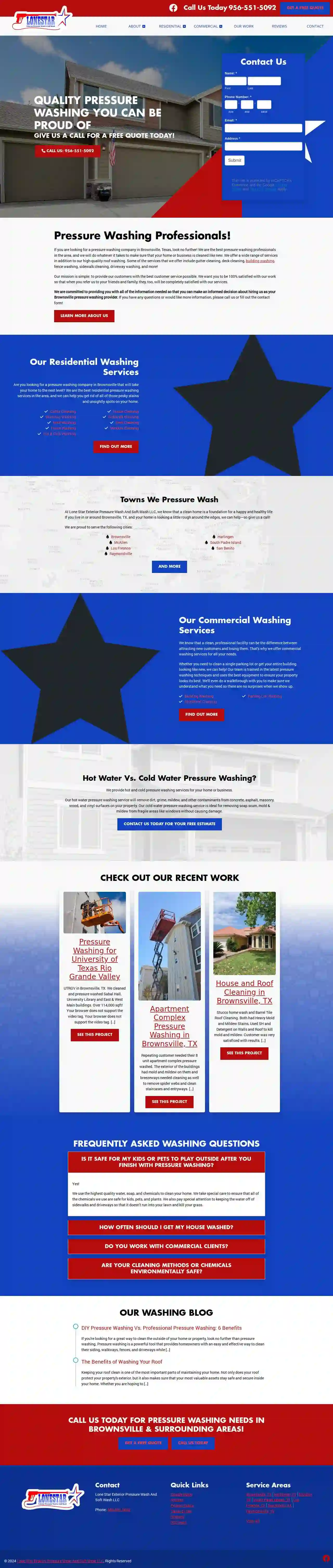 Lone Star Exterior Pressure Wash and Soft Wash LLC.