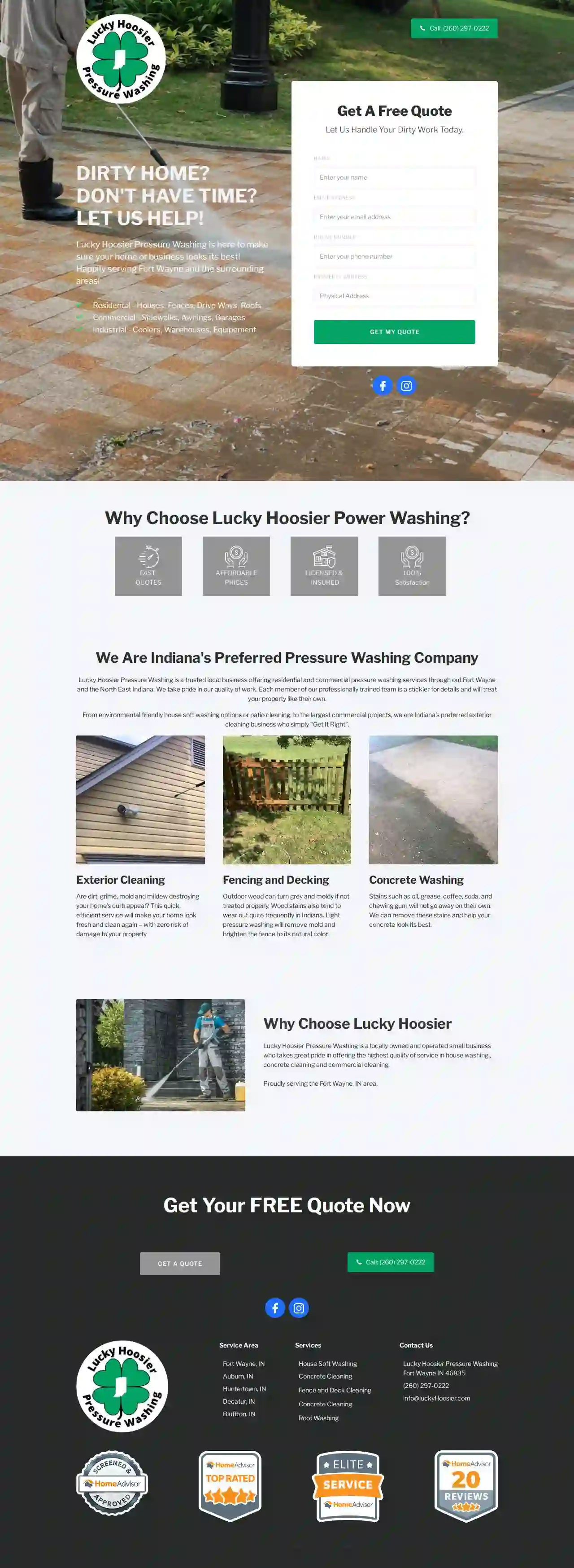 Lucky Hoosier Pressure Washing