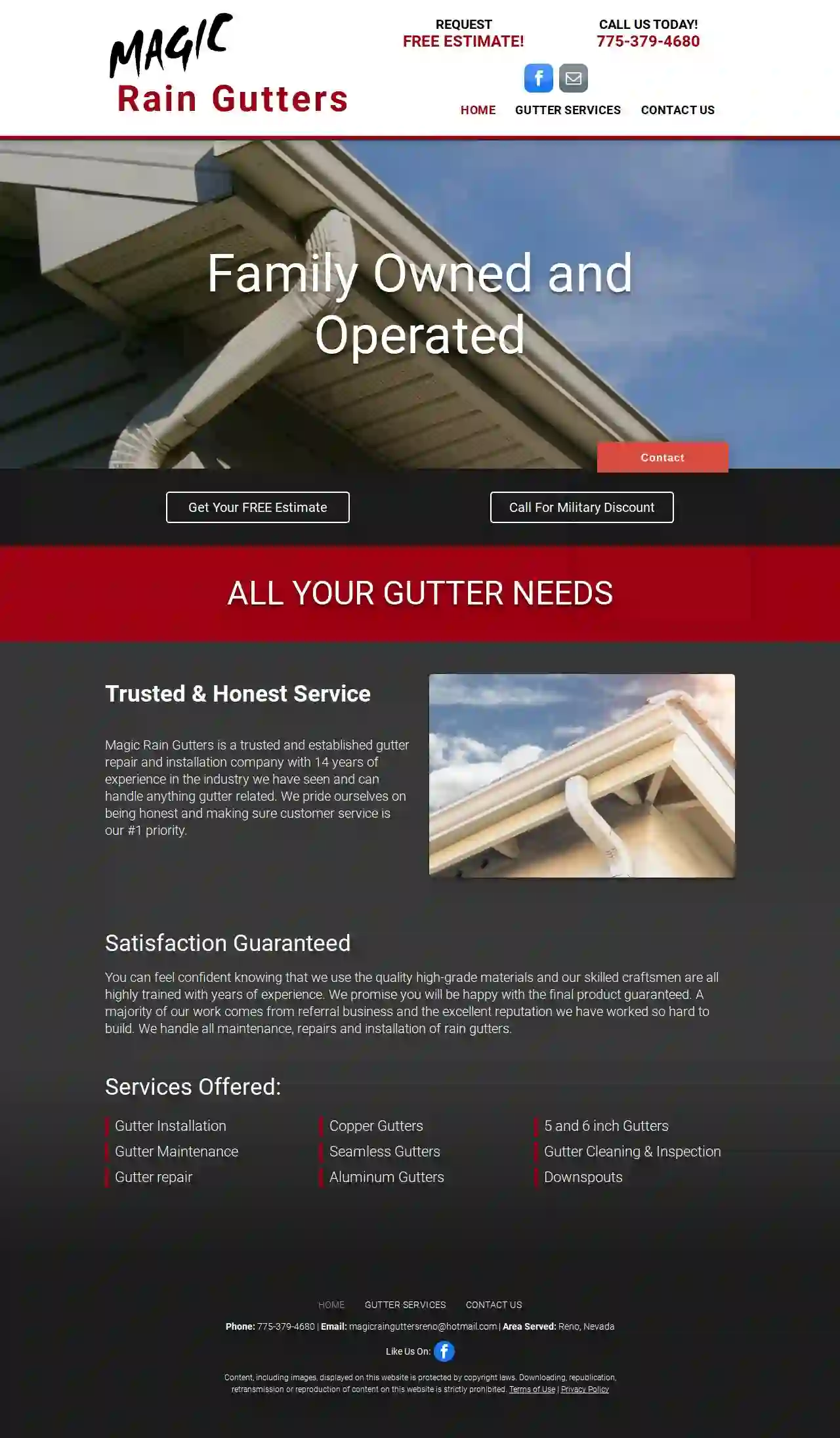 Magic Rain Gutters