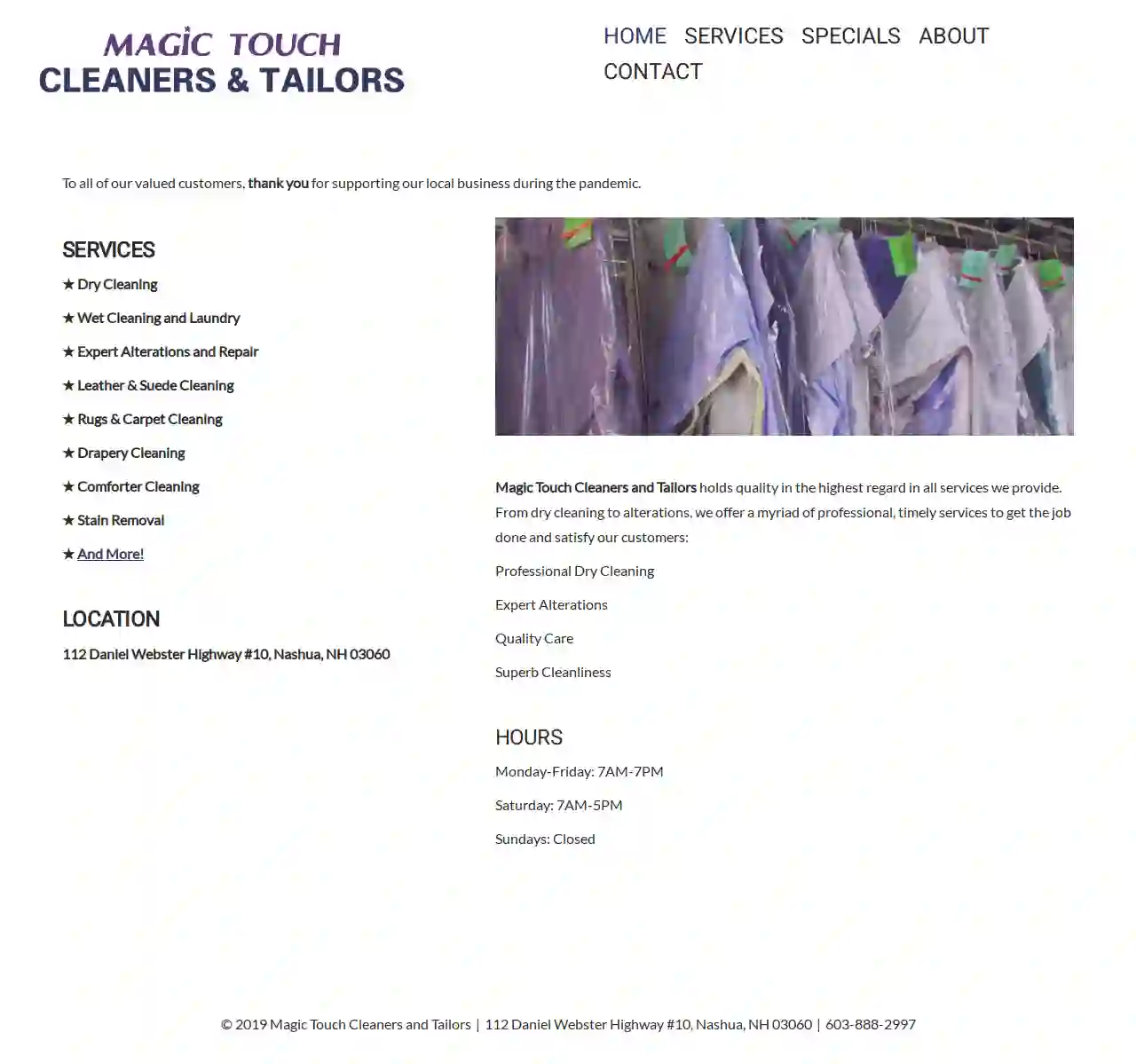 Magic Touch Cleaners & Tailors