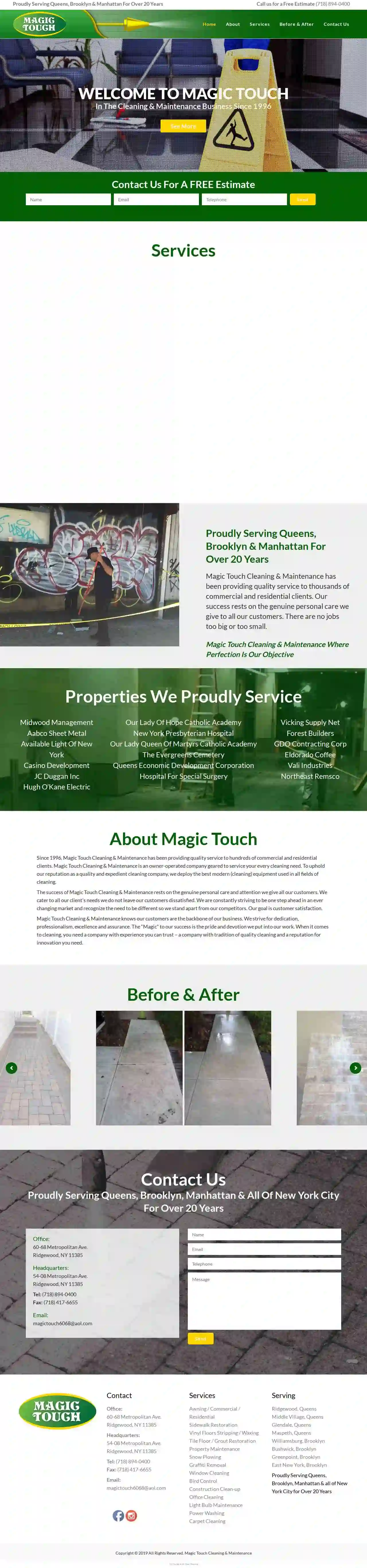 Magic Touch Cleaning & Maintenance