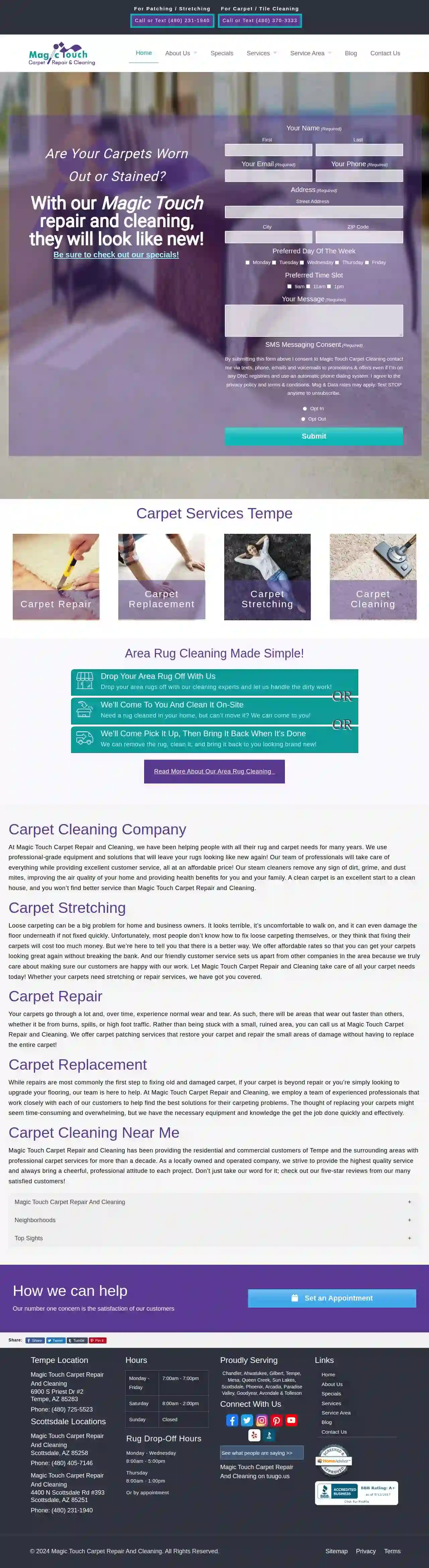 Magic Touch Carpet Repair And Cleaning