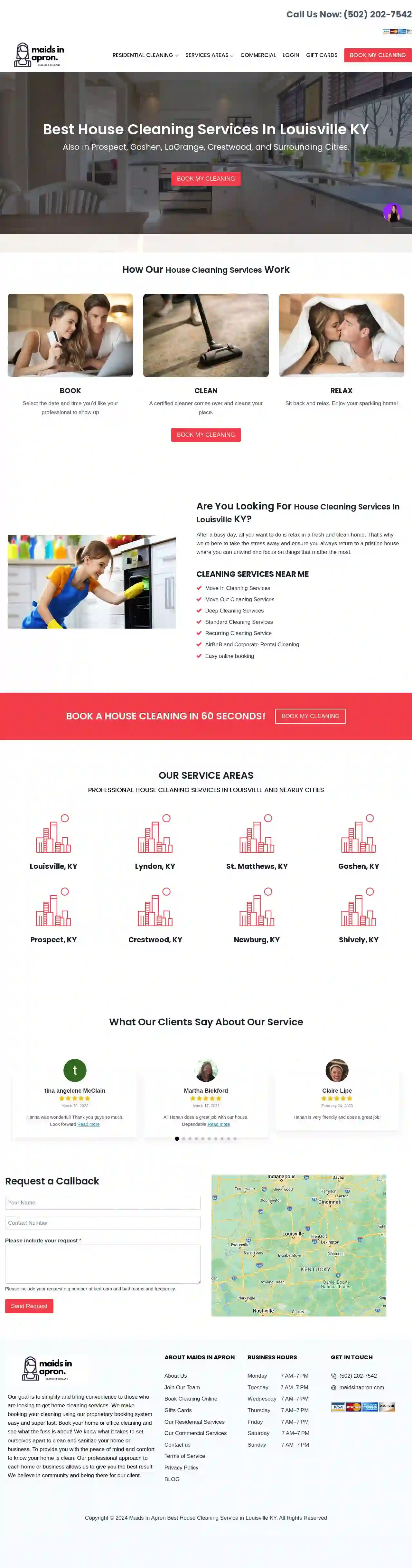 Maids In Apron - Cleaning Company