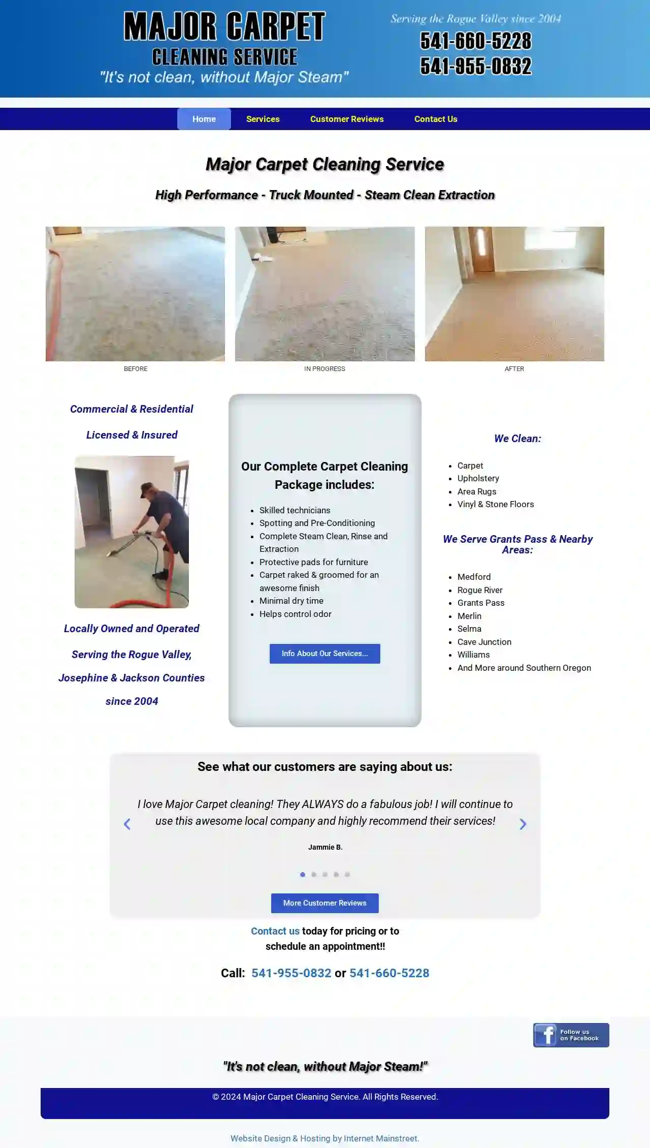 MAJOR CARPET CLEANING SERVICE