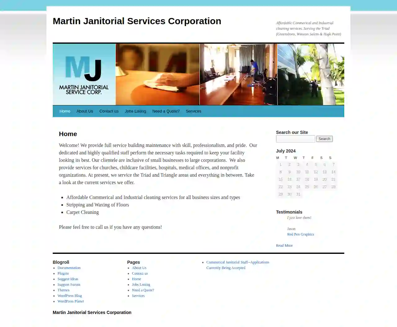 Martin Janitorial Services Corporation