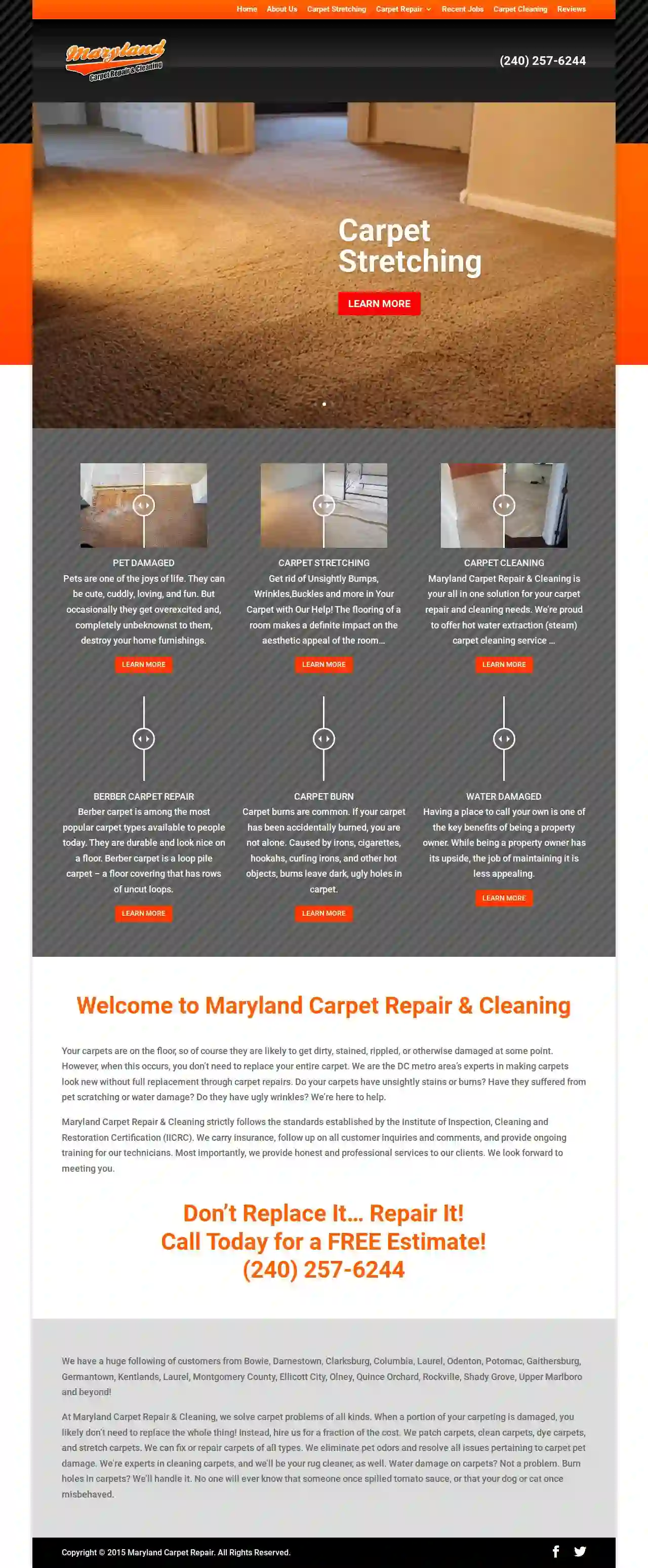 Maryland Carpet Repair & Cleaning