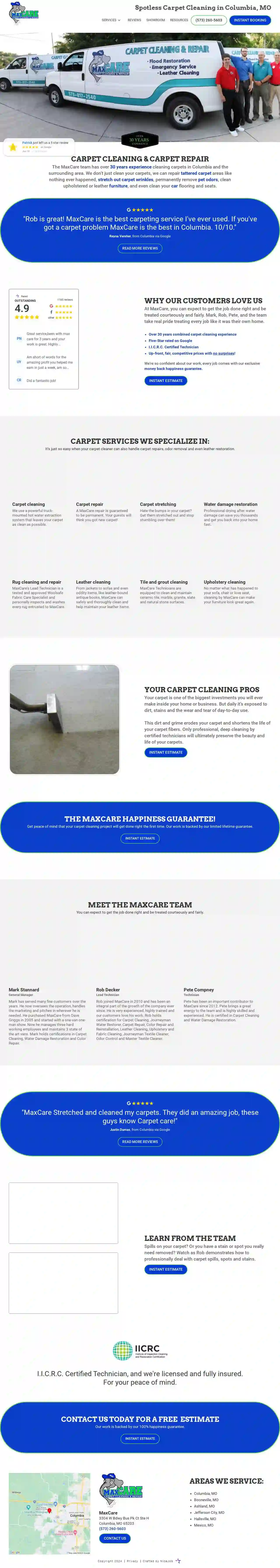 MaxCare Carpet Cleaning & Repair