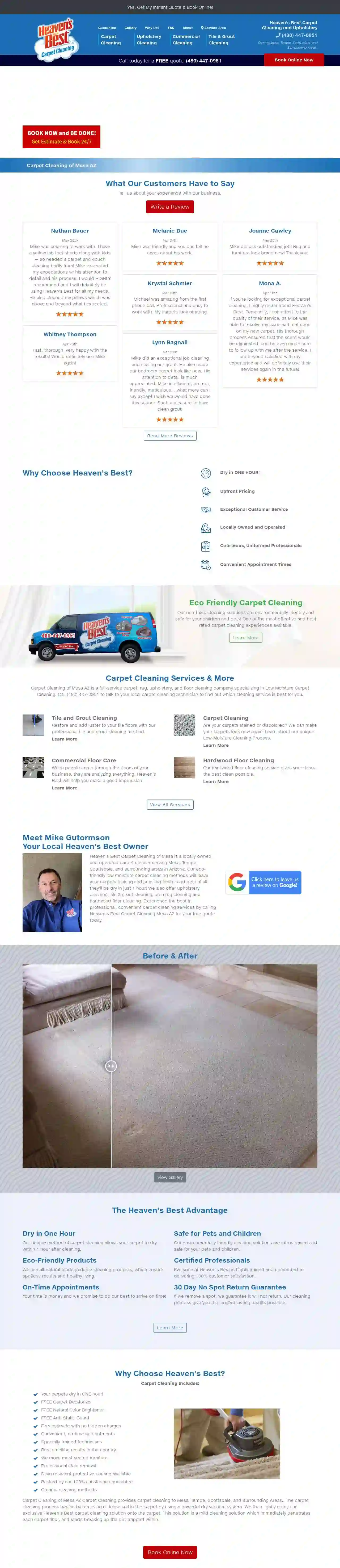 Heaven's Best Carpet Cleaning of Mesa