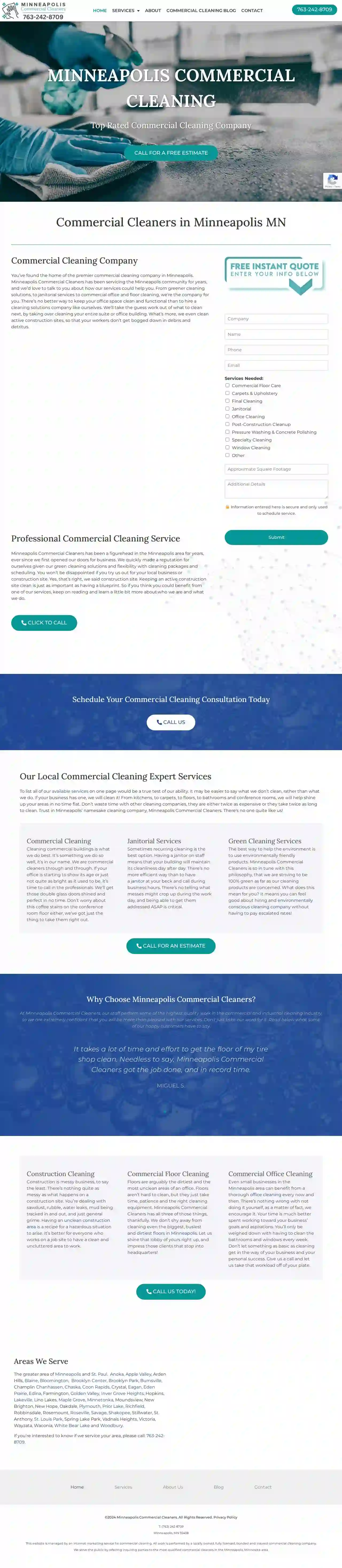 Minneapolis Commercial Cleaners