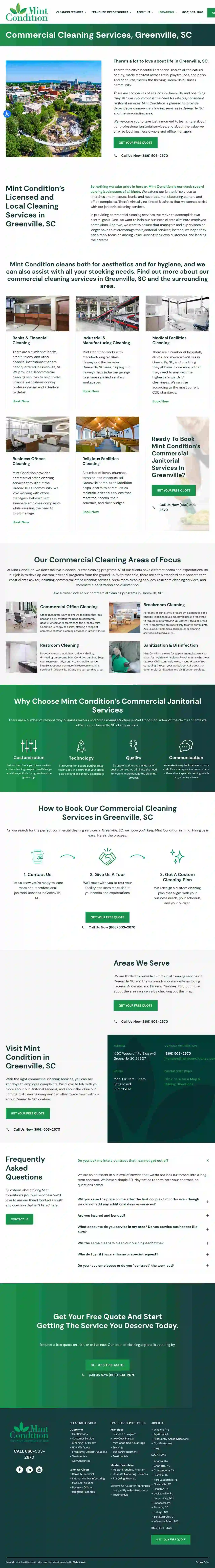 Mint Condition Commercial Cleaning Greenville