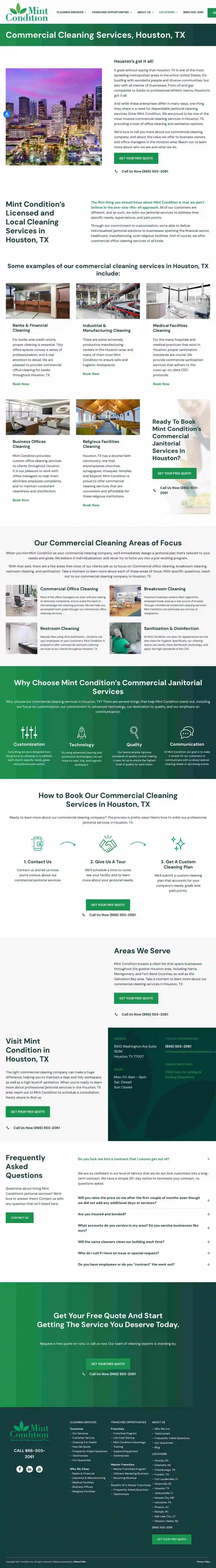 Mint Condition Commercial Cleaning Houston