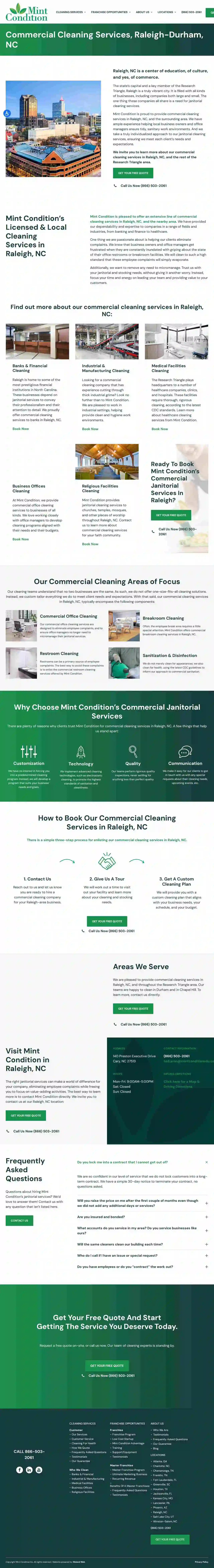 Mint Condition Commercial Cleaning Raleigh