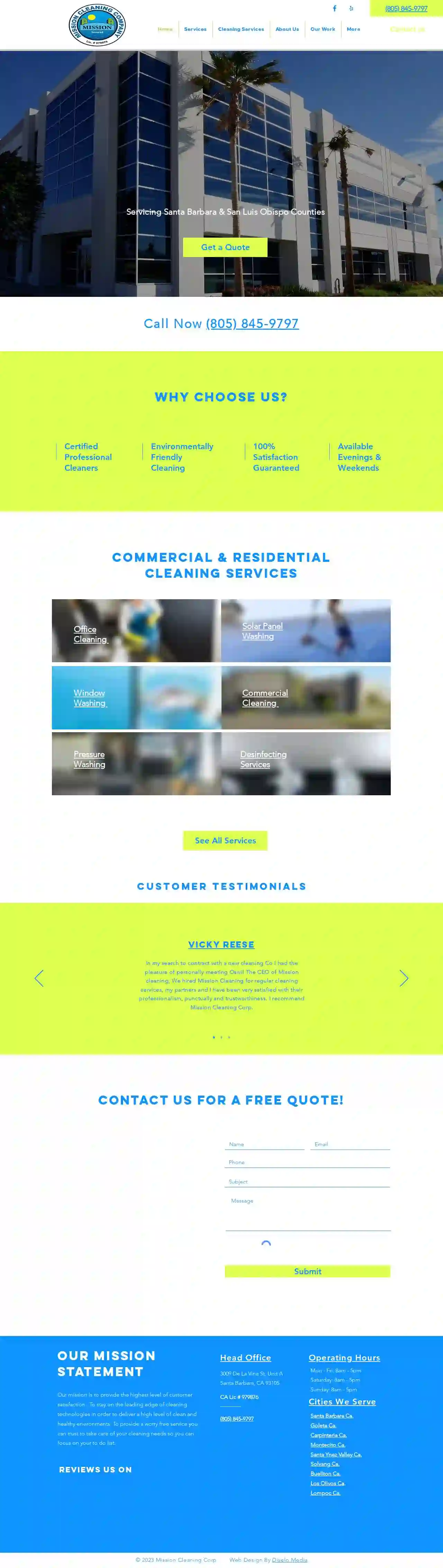 Mission Cleaning Corporation