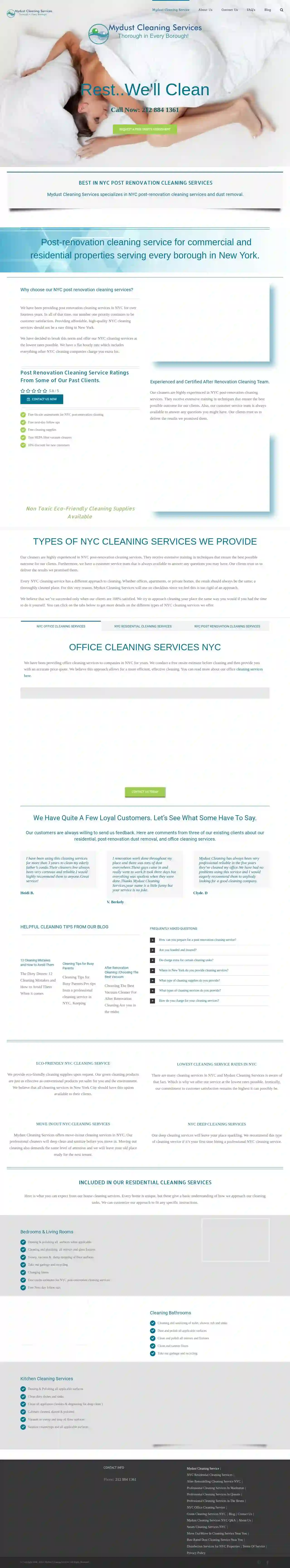 Mydust Cleaning Services NYC