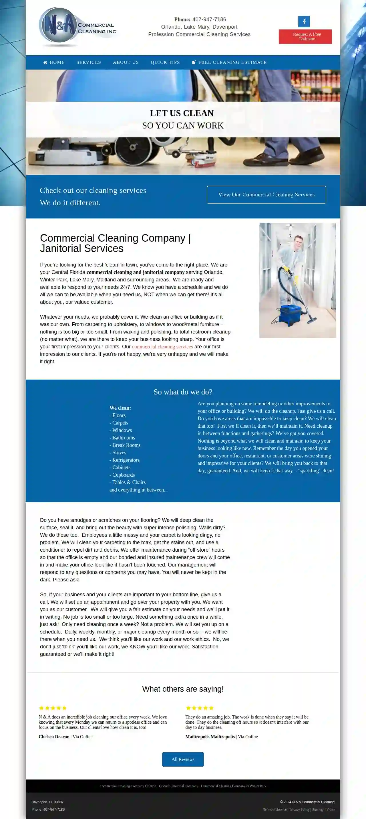 N & A Commercial Cleaning