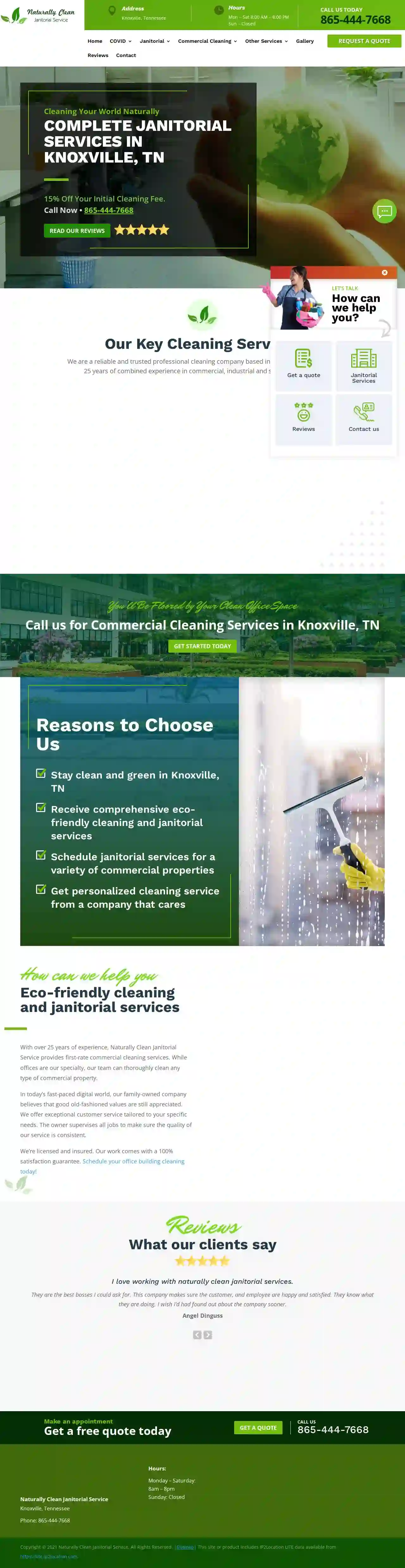 Naturally Clean Janitorial Service - Knoxville Tennessee