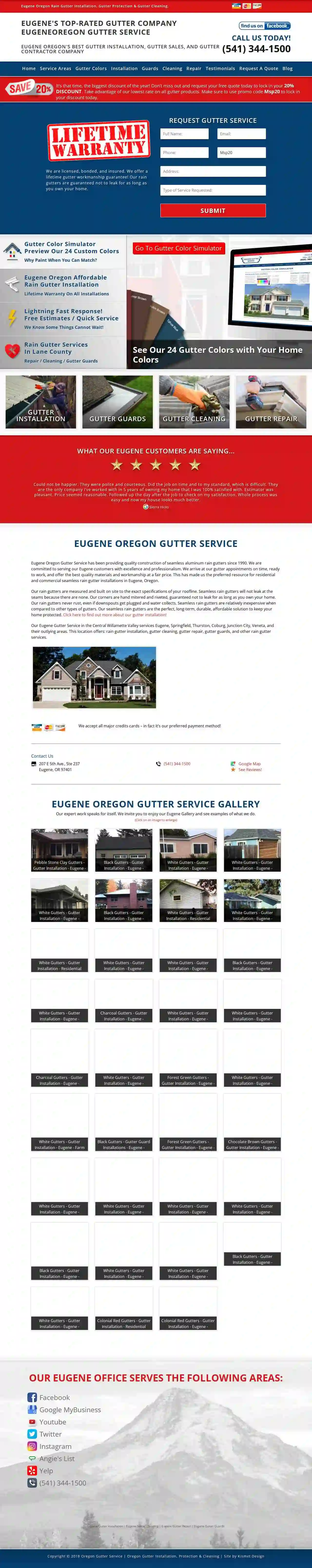 Eugene Oregon Gutter Service