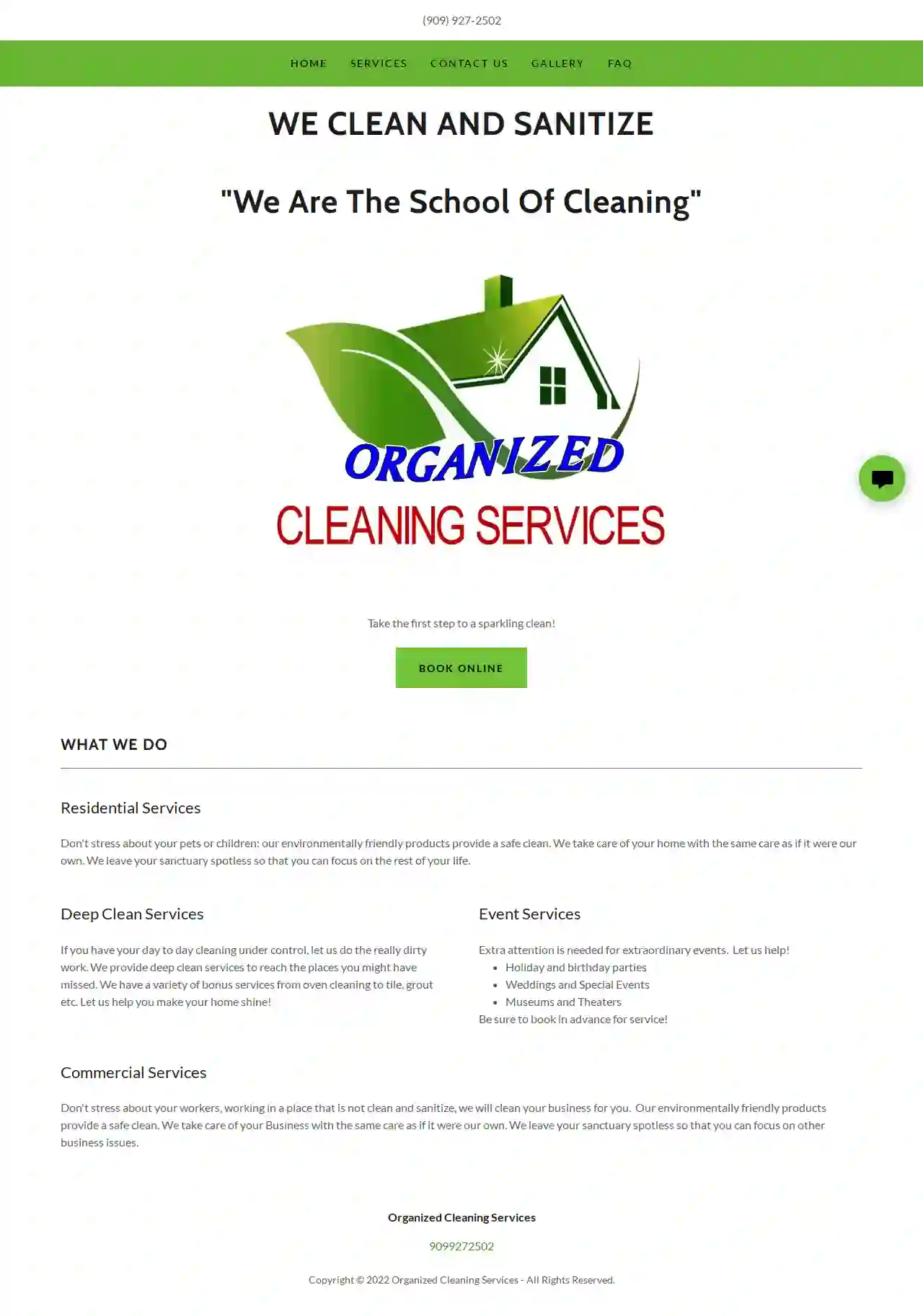 Organized Cleaning Services