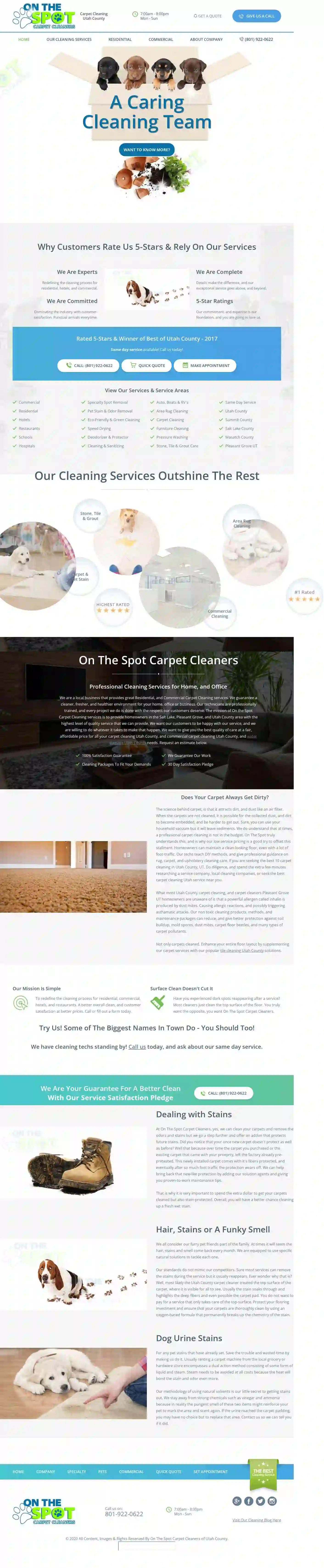 On The Spot Carpet Cleaners