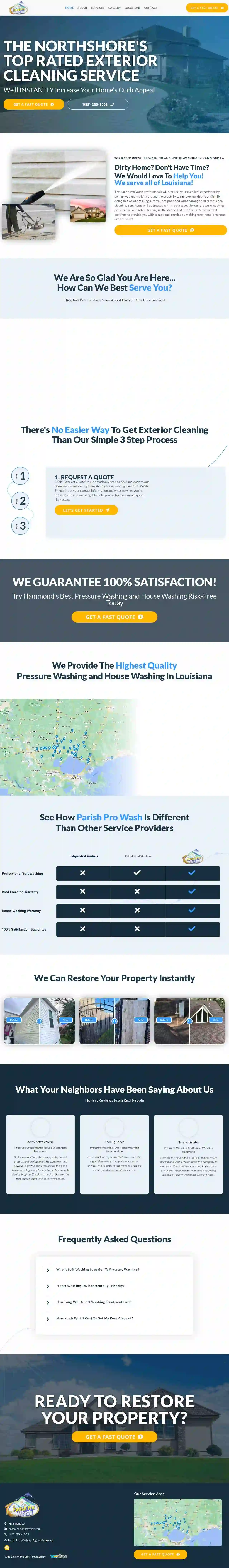 Parish Pro Wash