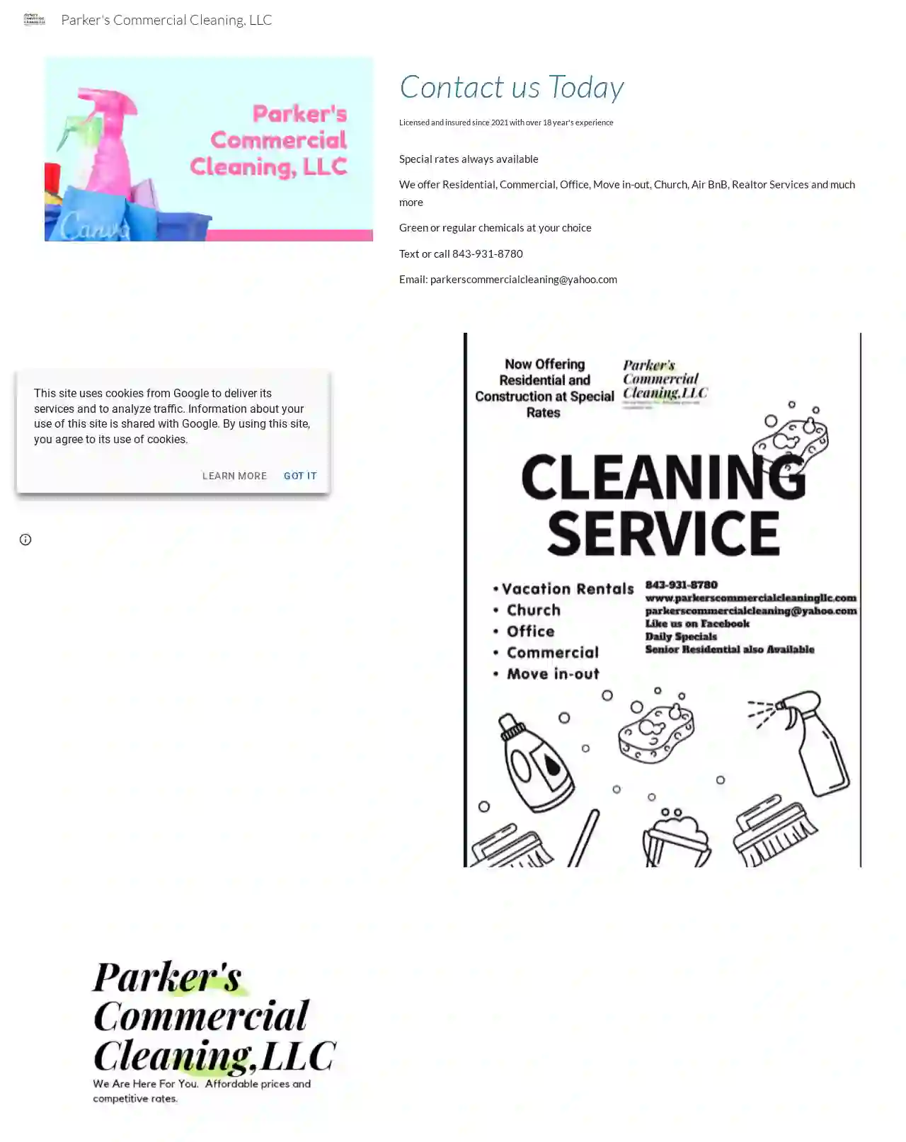 Parker's Commercial Cleaning, LLC