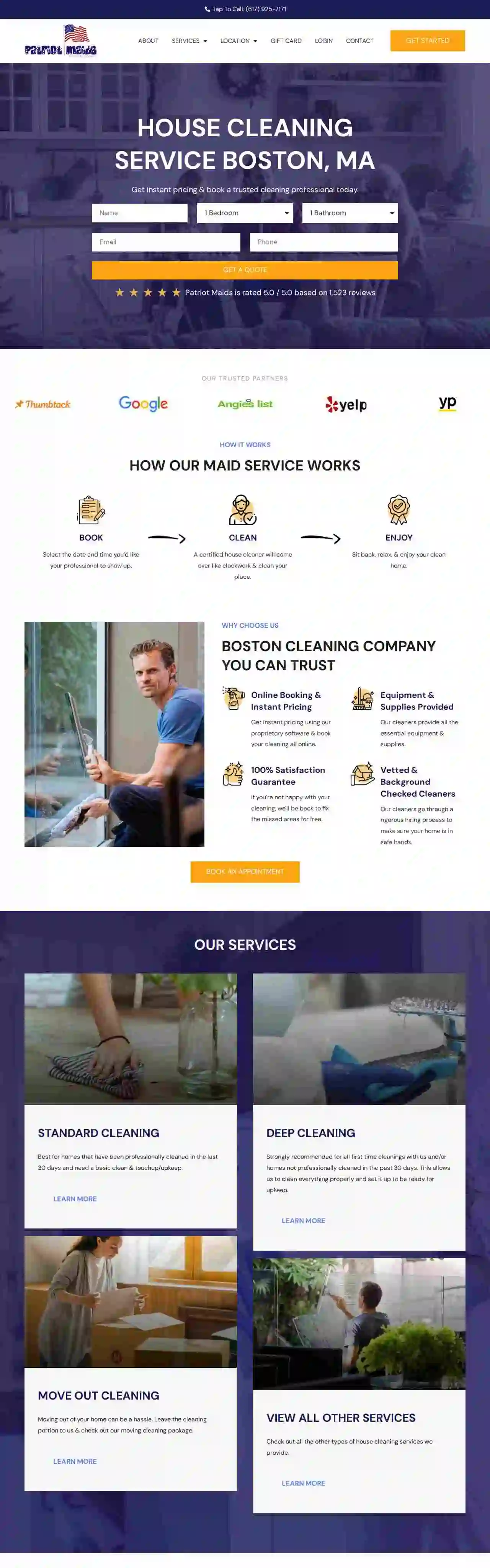 Patriot Maids Cleaning Services