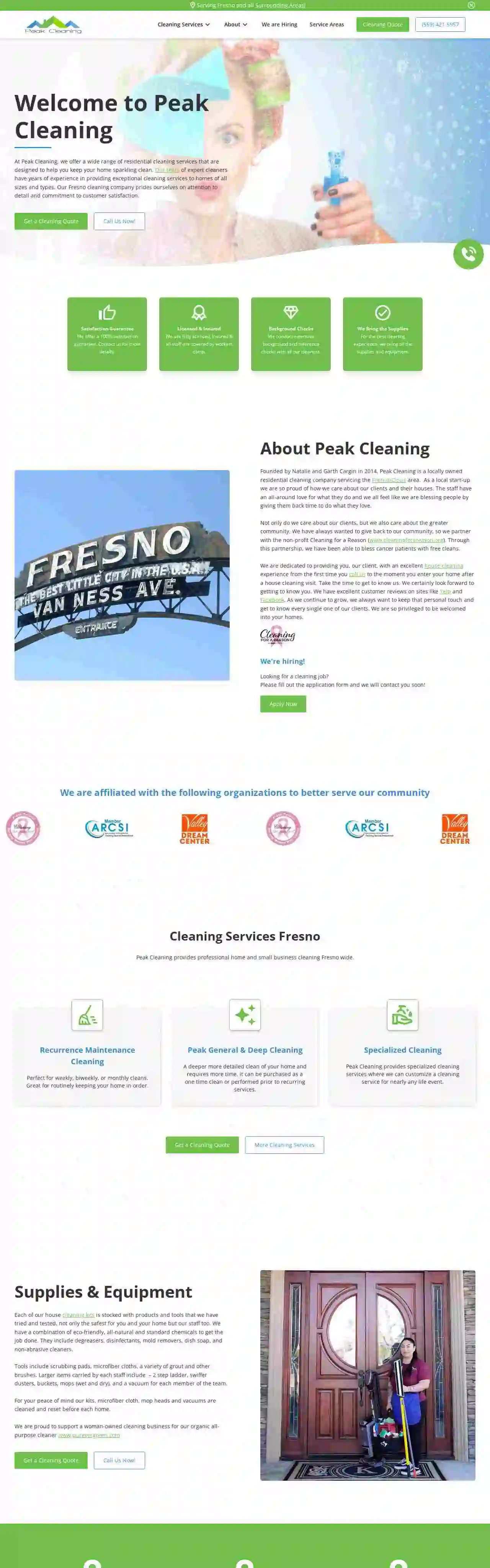 Peak Cleaning Fresno