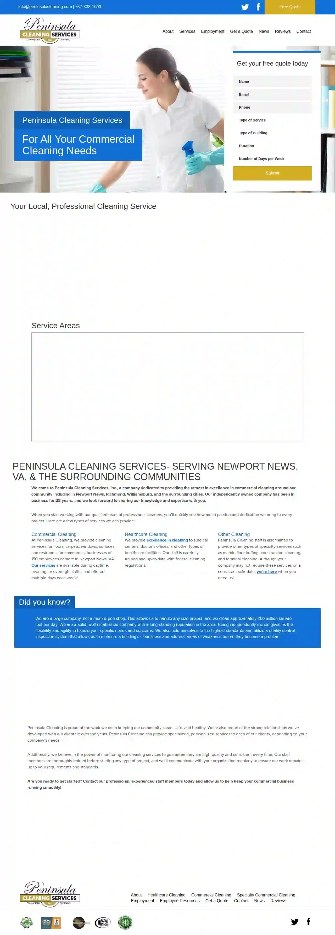 Peninsula Cleaning Services, INC