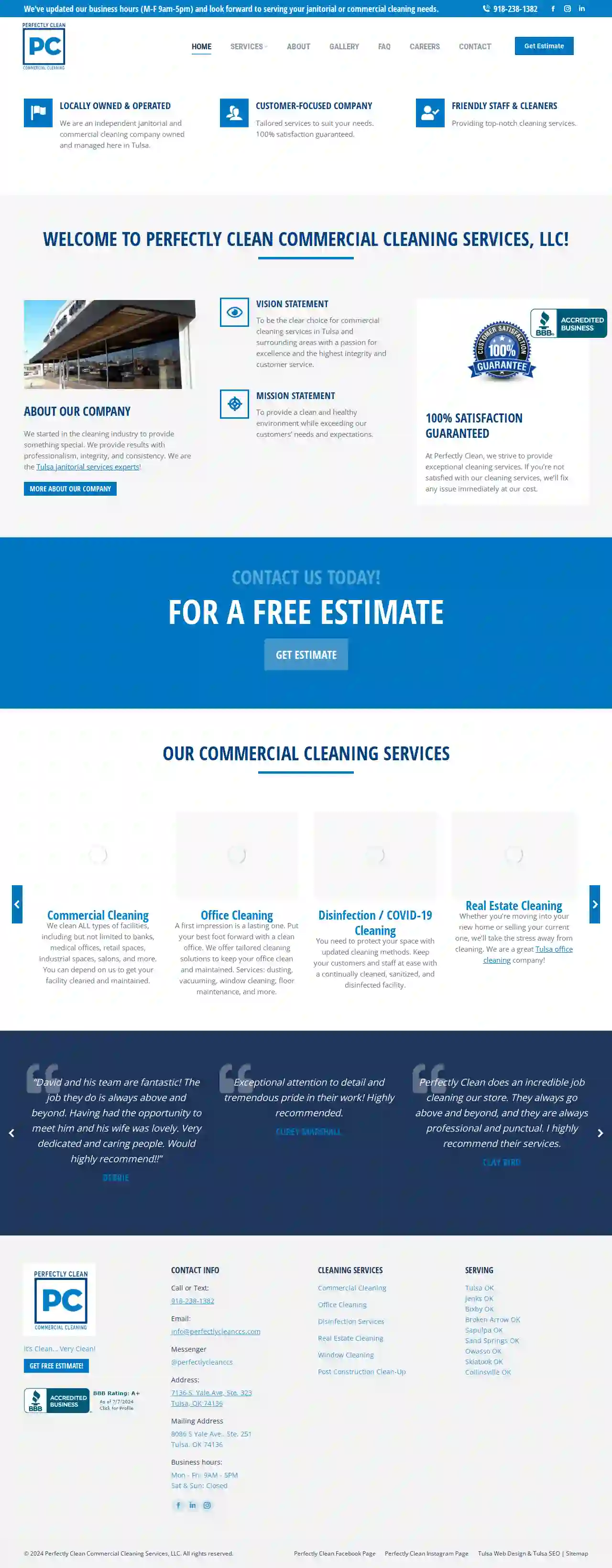 Perfectly Clean Commercial Cleaning Services, LLC