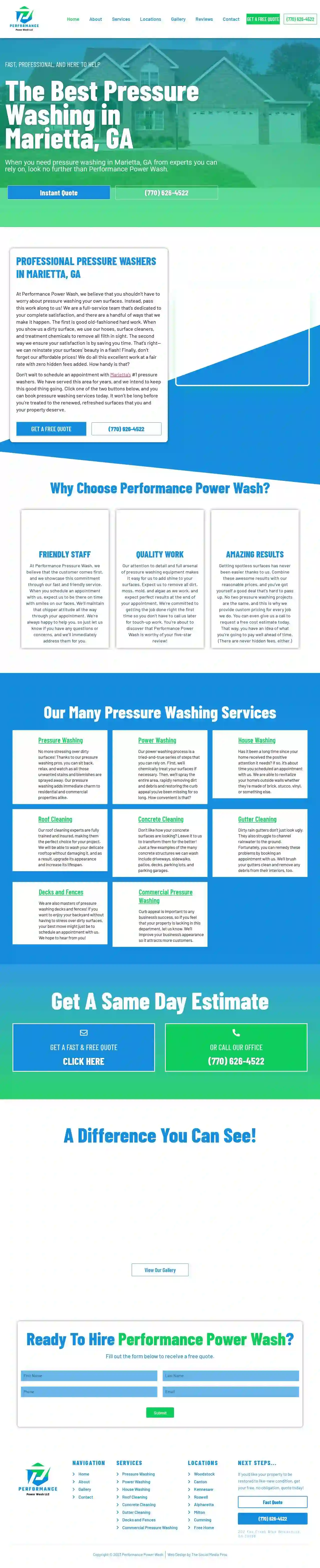 Performance Power Wash | Pressure Washing