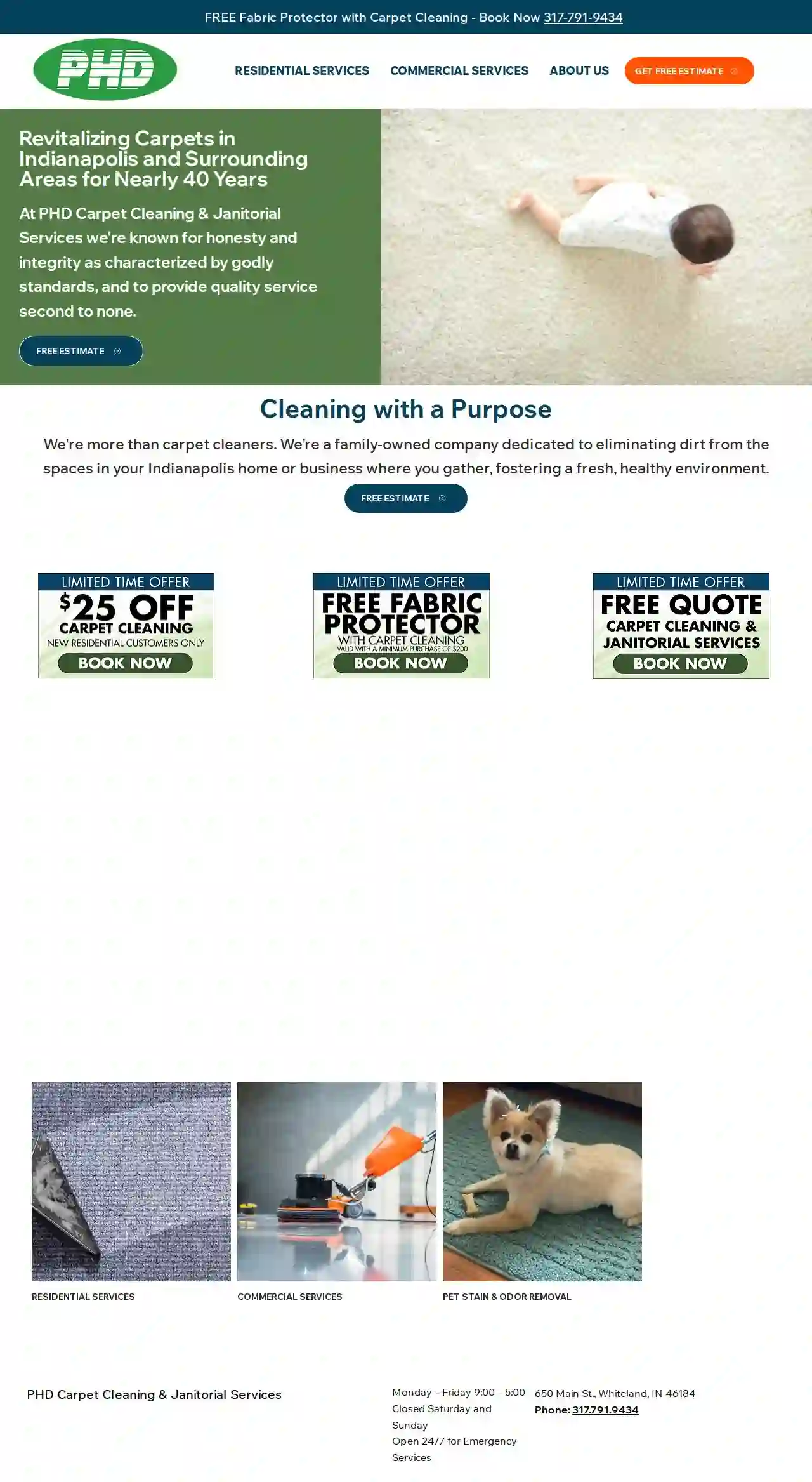 PHD Carpet Cleaning and Janitorial Services