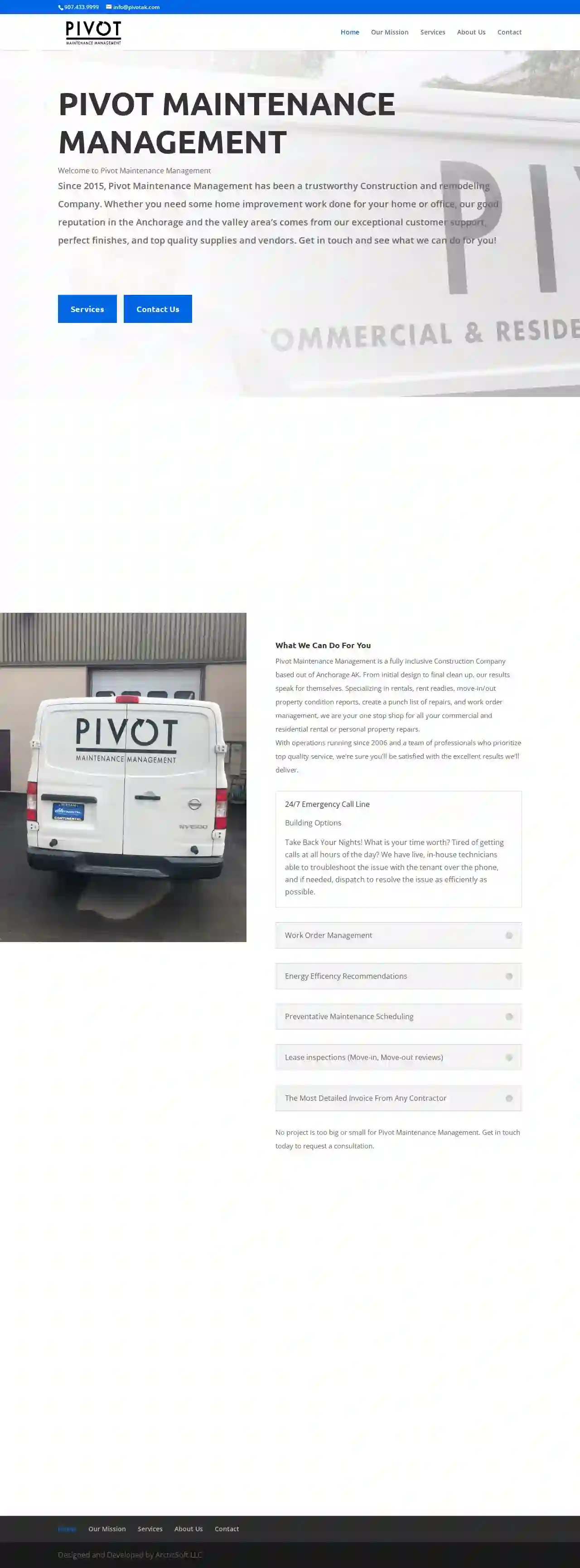 Pivot Maintenance Management