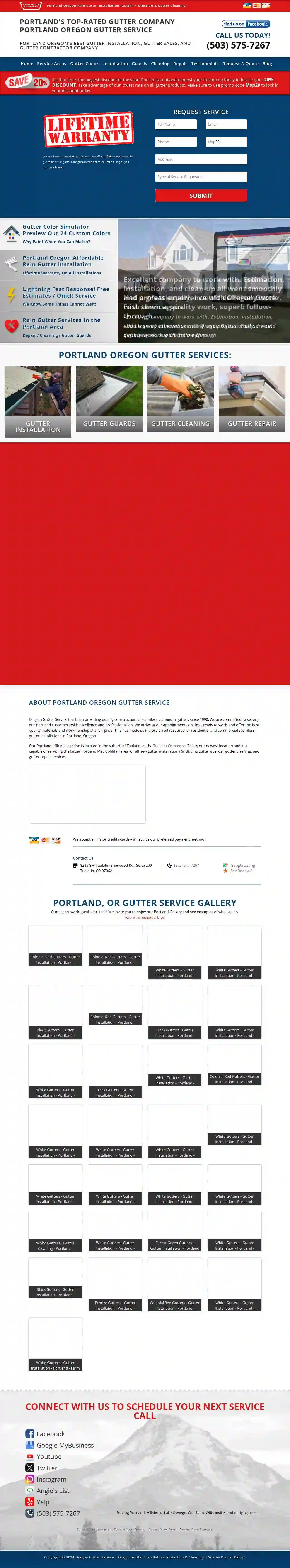 Portland Oregon Gutter Service