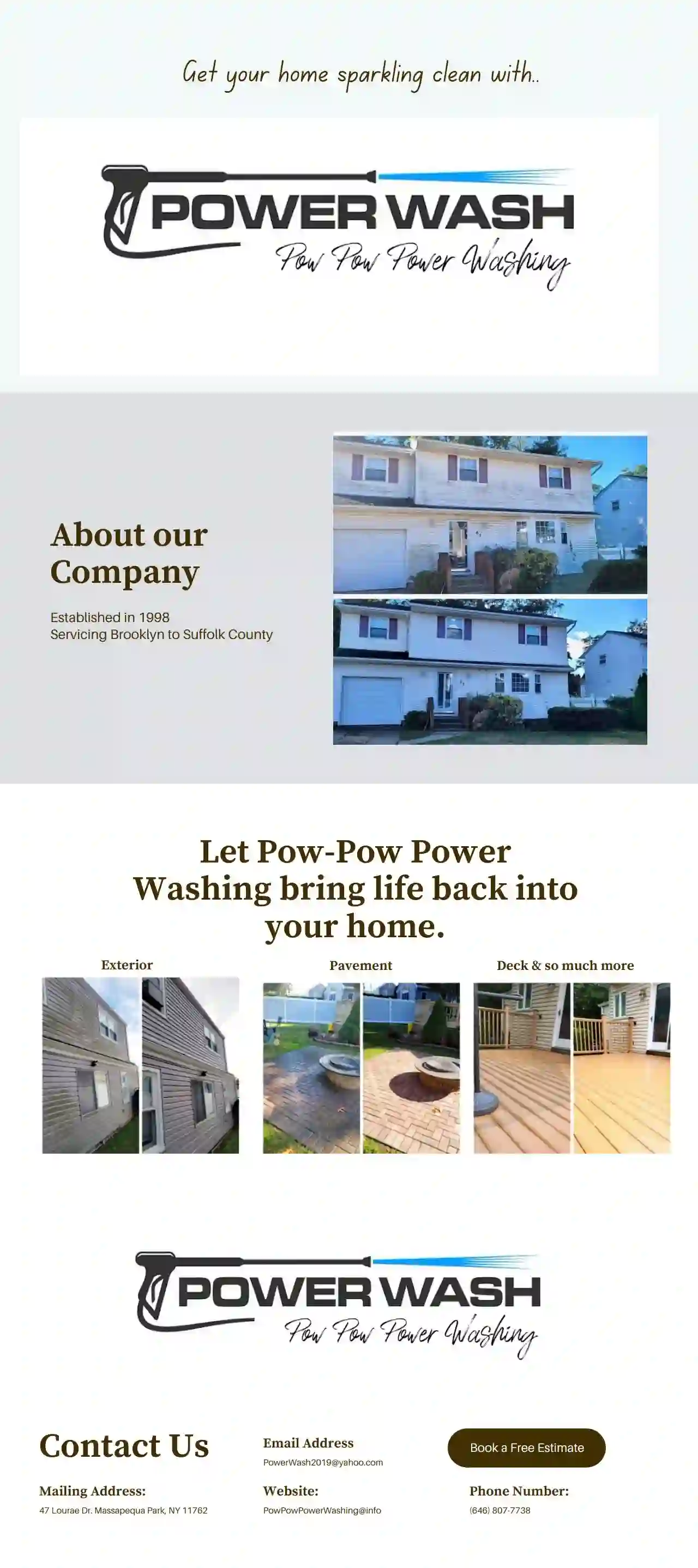 Pow-Pow- Power Washing