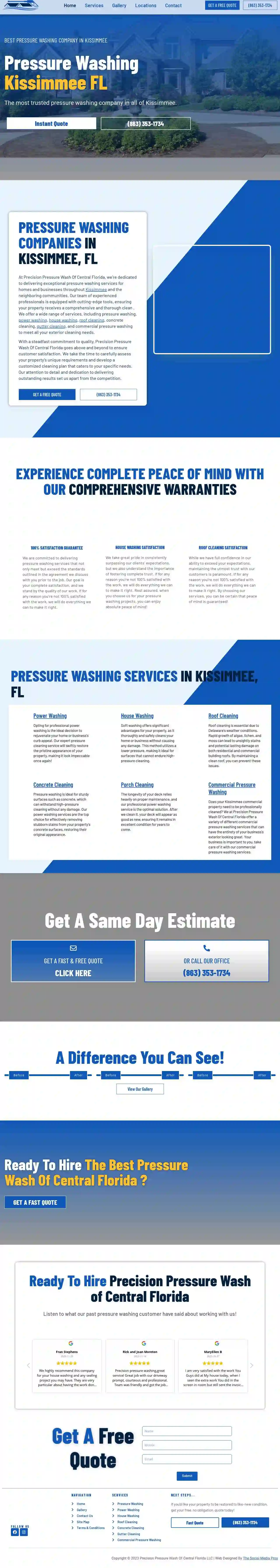 Precision Pressure Wash of Central Florida