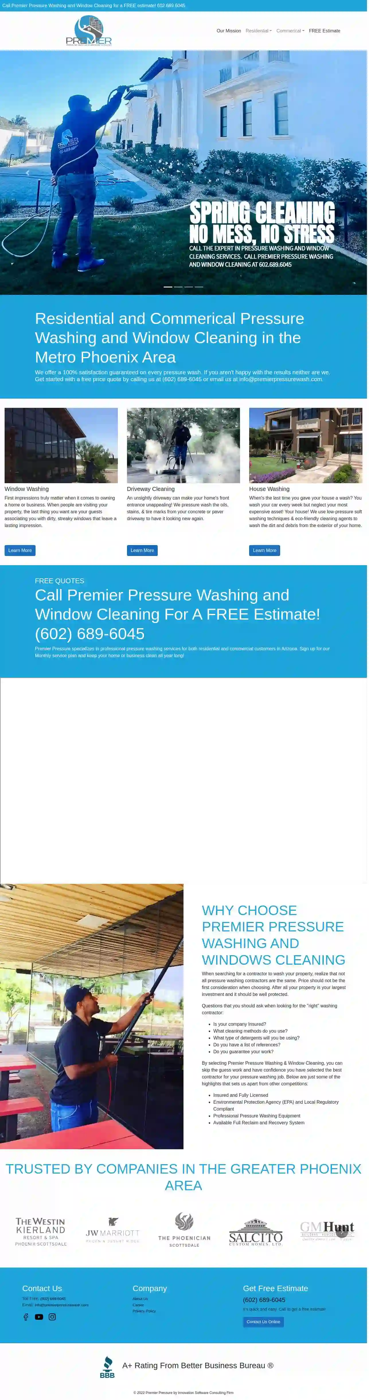 Premier Pressure Washing & Windows Cleaning