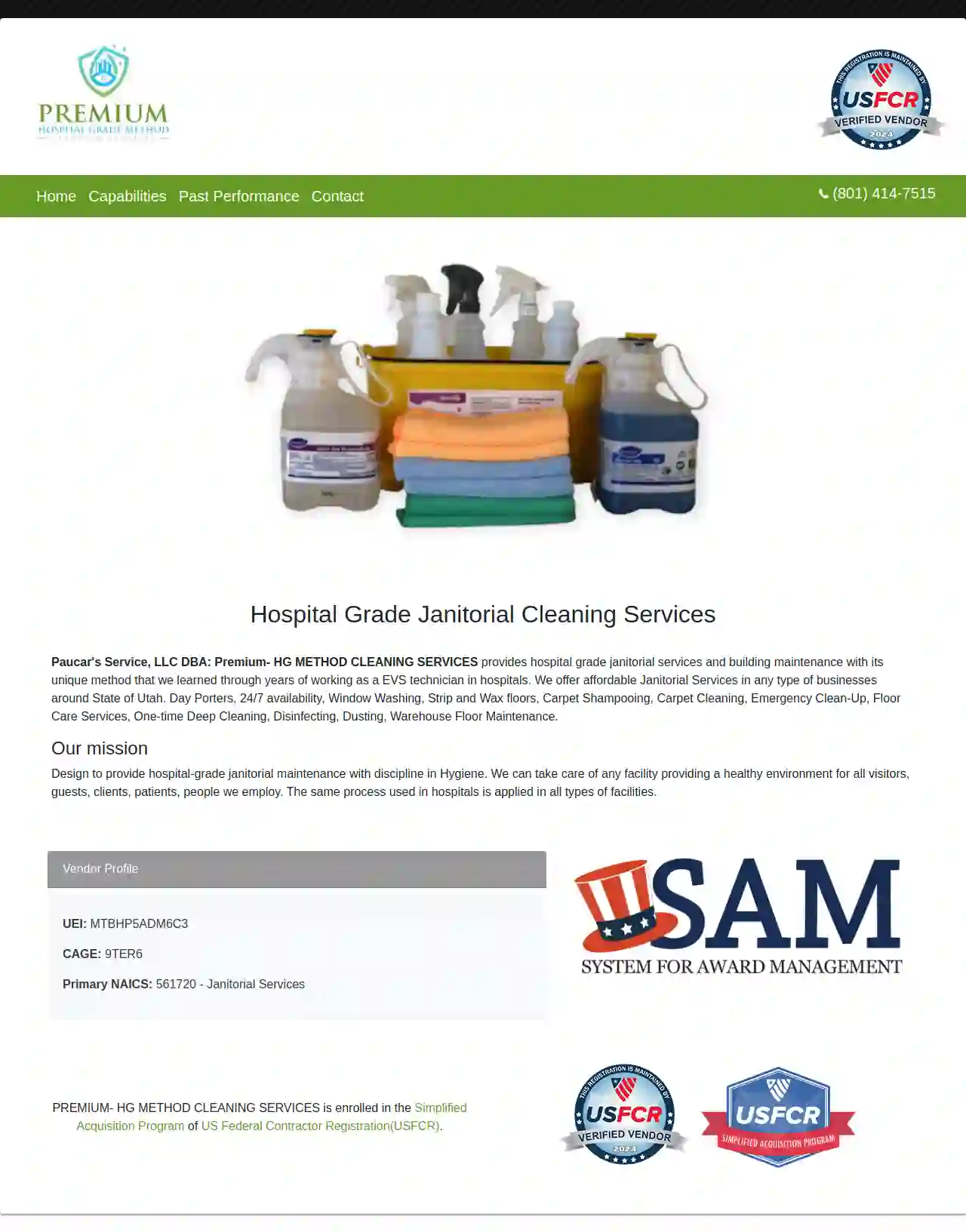 Premium Hospital Grade Maintenance - Janitorial Services