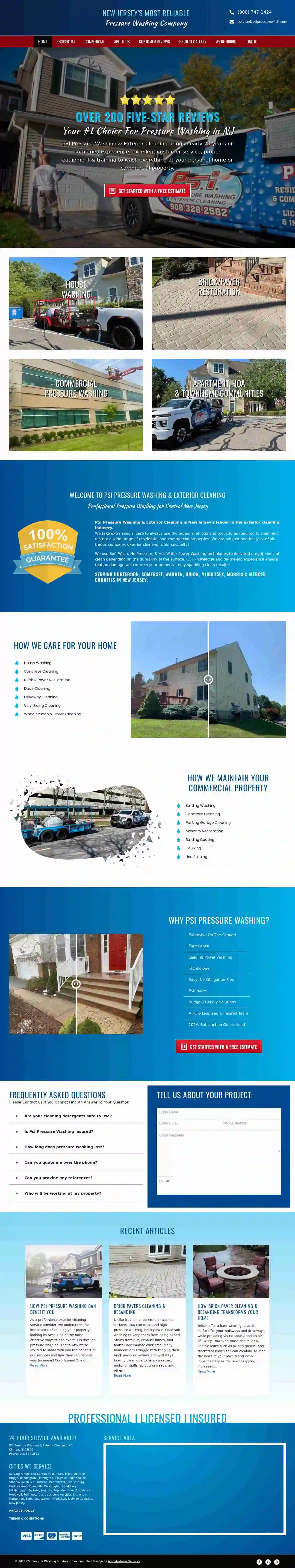 PSI Pressure Washing & Exterior Cleaning