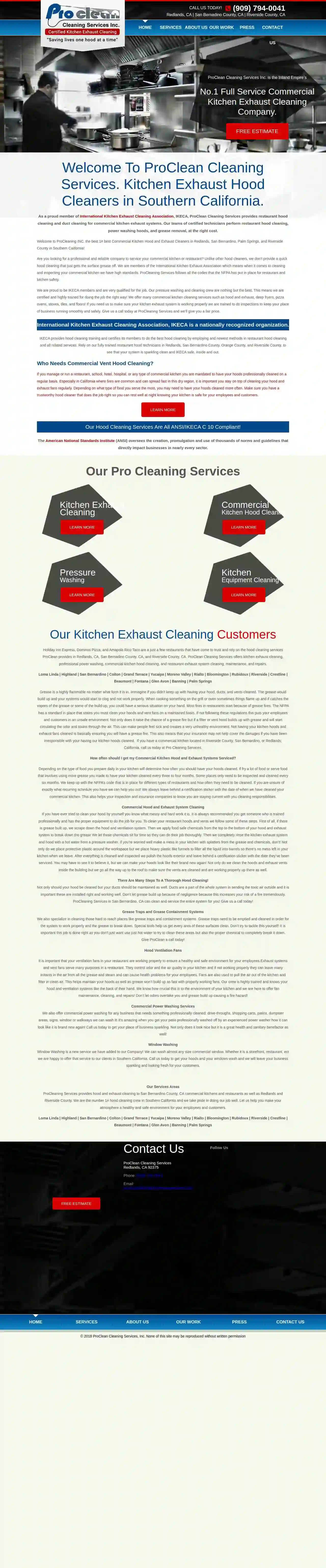 ProClean Cleaning Services Inc.