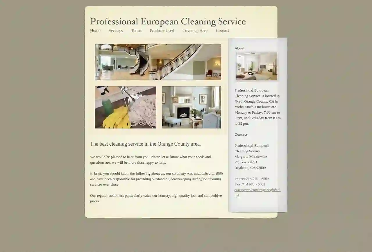 Professional European Cleaning