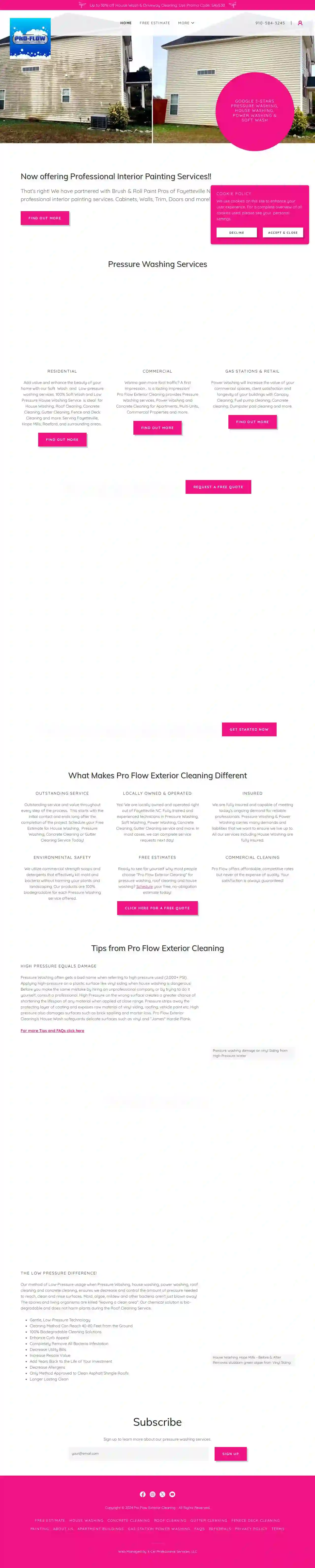 Pro Flow Exterior Cleaning & Power Washing